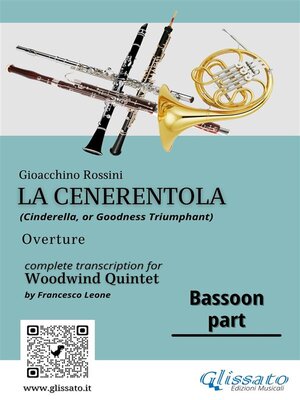 cover image of Bassoon part of "La Cenerentola" for Woodwind Quintet